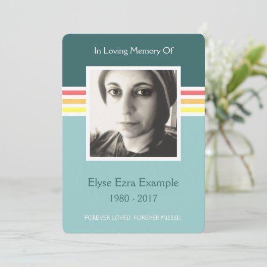 Gedenkkarte Mod Programm (Stehend Vorderseite)