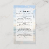 Gedenkkarte | Ozeanvögel Telefonnummerkarte (Rückseite)