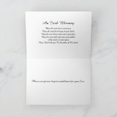 Gedenkkarte segnen karte (Innenseite)