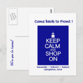 Gedenkkarte Shop Georgetown SC Postkarte (Vorne/Hinten)