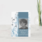 Gedenkkarte : Silhouette Ankündigung (Vorderseite)