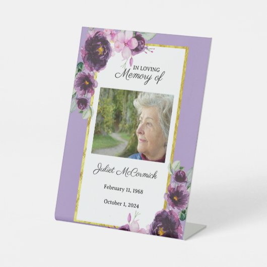 Gedenkkarte Sockelschild (Vorderseite)