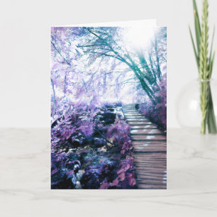 Gedenkkarte verzauberter Pfad Karte