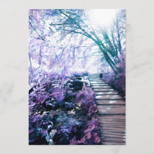 Gedenkkarte verzauberter Pfad Programm (Vorderseite)