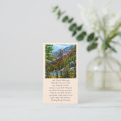 Gedenkkarte Visitenkarte (Stehend Vorderseite)