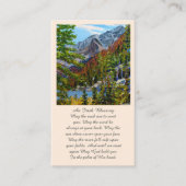 Gedenkkarte Visitenkarte (Vorderseite)