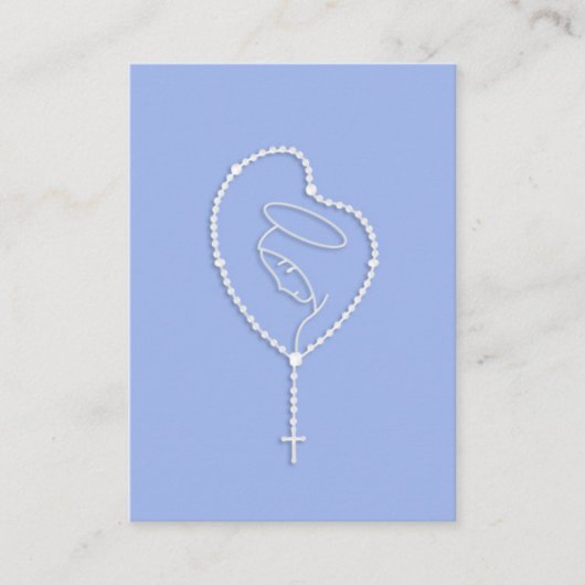 Gedenkkarte Visitenkarte (Vorderseite)