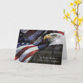 Gedenkkarte zum Gedenktag Karte (Gelbe Blume)