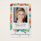 Gedenkkarte zur Beerdigung des Fotos (Vorderseite)