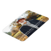 Gedenkkarte zur Beerdigung Klassischer Foto-Karte Magnet (Linke Seite)