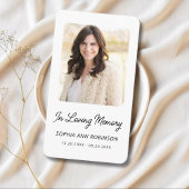 Gedenkkarten für das Beerdigungs-Beileid Visitenkarte