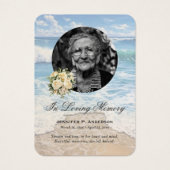 Gedenkkarten für das Foto Beach Floral (Vorderseite)