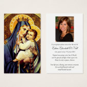 Gedenkkarten für das Trauerloss Sympathiekarten (Vorne & Hinten)