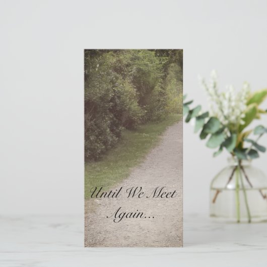 Gedenkkarten für den "Waldweg" (Stehend Vorderseite)