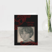 Gedenkkarten : rot geblüht karte (Vorderseite)