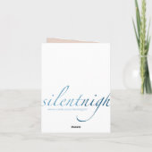Gedenkkarten : Silhouette Karte (Rückseite)