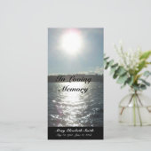 Gedenkkarten "Stilles Wasser" (Stehend Vorderseite)