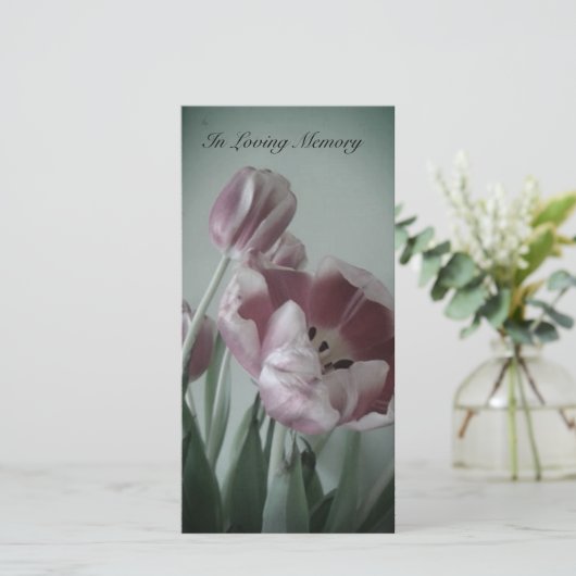 Gedenkkarten "Tulips" (Stehend Vorderseite)