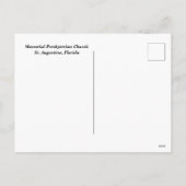 Gedenkkirche Feiertagspostkarte (Rückseite)