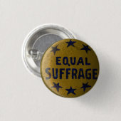 Gedenkknopf des historischen Suffragette-Buttons Button (Vorne & Hinten)