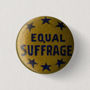 Gedenkknopf des historischen Suffragette-Buttons Button