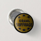 Gedenkknopf des historischen Suffragette-Buttons Button (Vorne & Hinten)