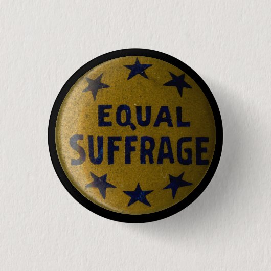 Gedenkknopf des historischen Suffragette-Buttons Button (Vorderseite)