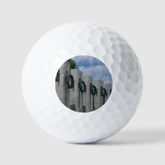 Gedenkkräne des Zweiten Weltkriegs I Golfball (Vorderseite)