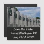 Gedenkkräne des Zweiten Weltkriegs I Magnetkarte (Vorne/Hinten)