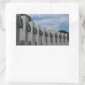 Gedenkkräne des Zweiten Weltkriegs I Rechteckiger Aufkleber (Tasche)