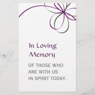 Gedenklicher Flyer - klein