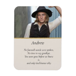 Gedenkmagazin für einen plötzlichen Tod Magnet