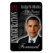Gedenkmagnet Barack Obama 2013 Magnet (Vertikal)