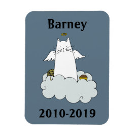 Gedenkmagnet für die Katze Magnet
