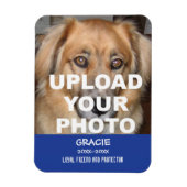 Gedenkmagnet für Hunde oder Katzen Magnet (Vertikal)