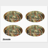 Gedenkmauer am elliottischen Smith Ovaler Aufkleber (Blatt)