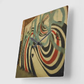 Gedenkmauer am elliottischen Smith Quadratische Wanduhr (Winkel)