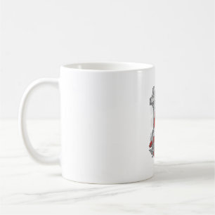 Gedenkmohnflaggenkreuz Vintage Gravur Vektor Kaffeetasse