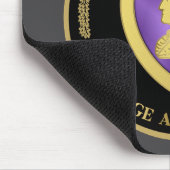 Gedenkmousepad zum lila Herz Mousepad (Ecke)