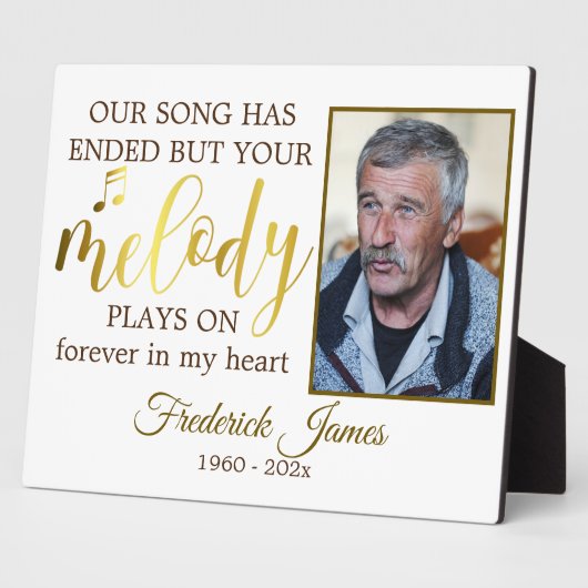 Gedenkmusikquotengedenken Fotoplatte (Seite)