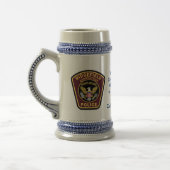 Gedenkname Datum Erinnerungs Stein Krug Bierglas (Links)