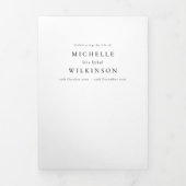 Gedenkorden für das Foto der Beerdigung Dreifach-gefaltete Programmkarte (Cover)