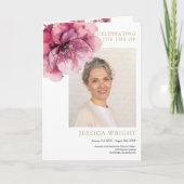 Gedenkorden zur Beerdigung der Flora und Fauna Programm (Vorderseite)