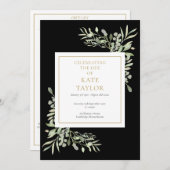 Gedenkorden zur Beerdigung von Schwarzen Grünpflan Programm (Vorne/Hinten)