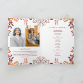 Gedenkorden zur Fall-Beerdigung gefälscht Programm (Innenseite)