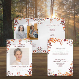 Gedenkorden zur Fall-Beerdigung gefälscht Programm