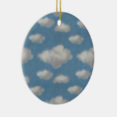 Gedenkornament Wolken Keramik Ornament (Rechts)