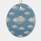 Gedenkornament Wolken Keramik Ornament (Links)