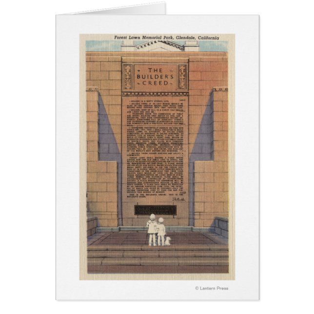 Gedenkpark auf dem Waldrasen, Credo des Bauers (Vorne)