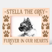 Gedenkpfade für Haustiere druckt in unserem Herzen Geätzte Rahmen